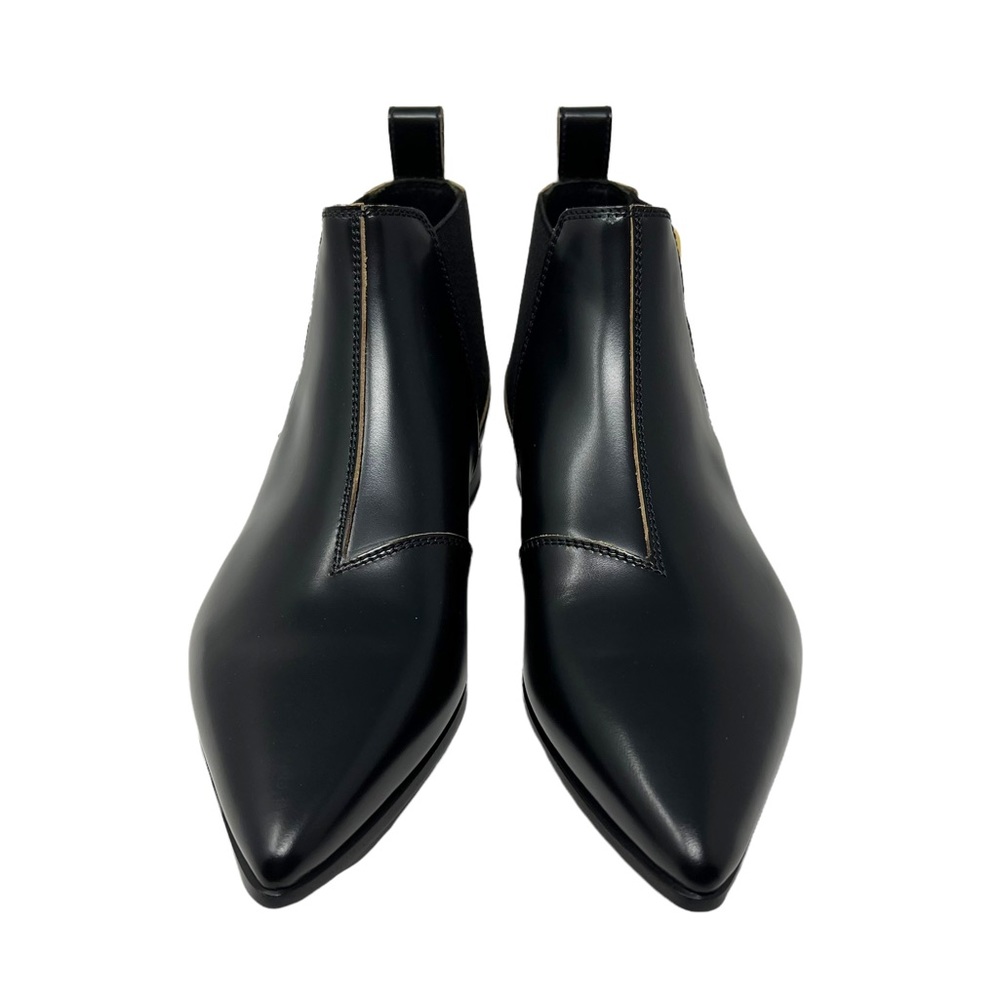 GUCCI Womens Cordovan Lux Leather Ankle Boot Black Size 38 EU - Picture 5 of 17